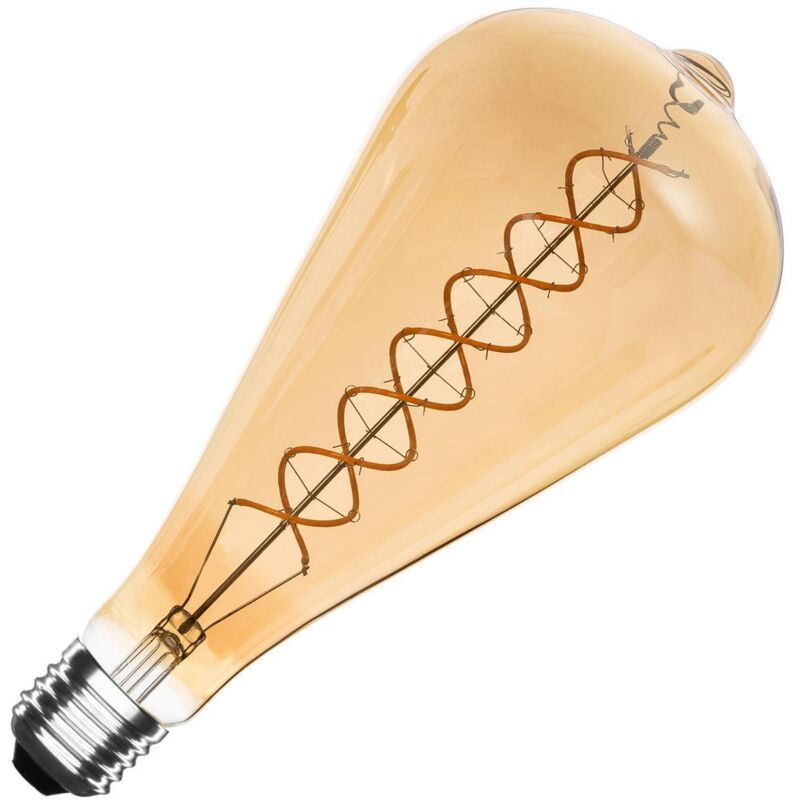 Lampadina led E27 Filamento 8W ST64 Ambra Big