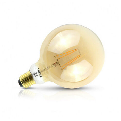 Lampadina Led Mezza Sfera Rame 7W E27 - 2700K Dimmerabile