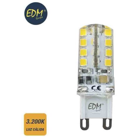 Lampadina LED EDM G9 Silicone 2.5W 170lm 3200K Luce Calda Ø15x50mm