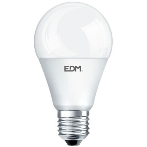 Lampadina LED EDM Standard 12V AC/DC E27 10W 1020lm 6400K Luce Fredda Ø60x11cm