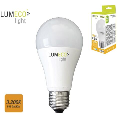 Lampadina LED EDM Standard E27 10W 932lm 3200K Luce Calda Ø6x10,8cm