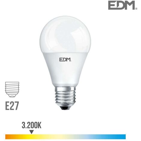 Lampadina LED EDM Standard E27 15W 1521lm 3200K Luce Calda Ø6x11cm