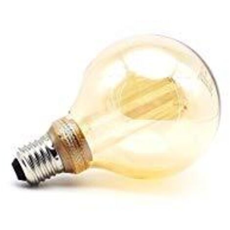 Lampadina LED Fbright g95 Ambra 4 W E27 200 Lm ø 9,5 x 14,5 cm Decorativa (1800 K)