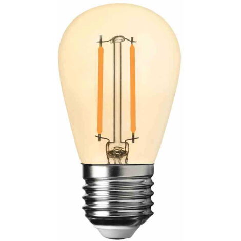 Lampadina LED Filament 1W E27 2700K Ambra Eko-Light