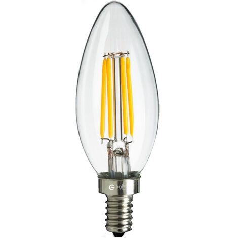 Lampadina LED Filament 5W Candela E14 4000K 820lm
