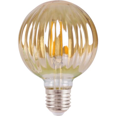 Lampadina LED Filament G100 4W E27 Ambra 2700K Polux