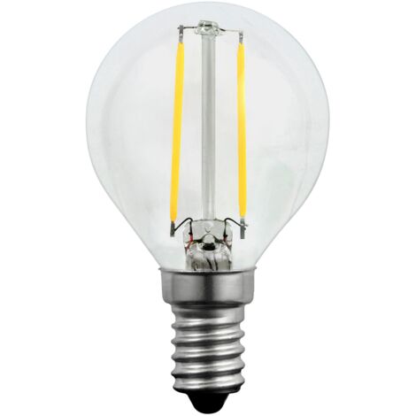 Lampadina LED Filament G45 E14 2W 230lm 3000K Polux