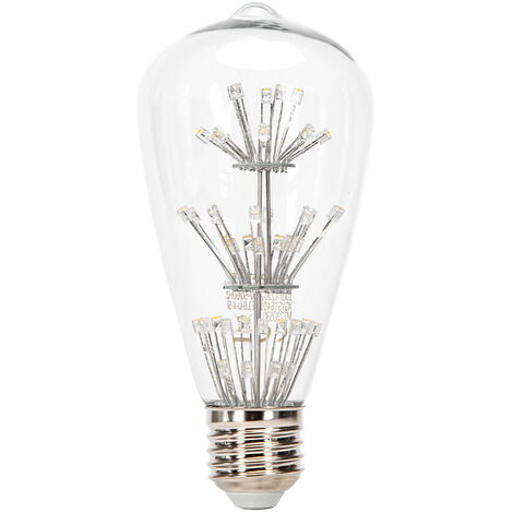 Lampadina Led Fuochi d&8217artificio E27 ST64 1,8W decorativa Bianco caldo 1800K Aigostar