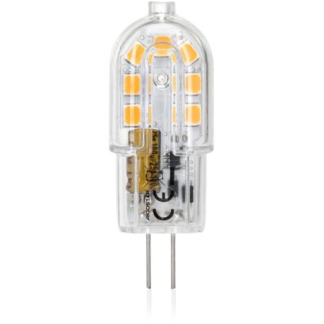 Lampadina Led G4 a Capsula 1,7W SMD trasparente Bianco caldo 3000K Aigostar