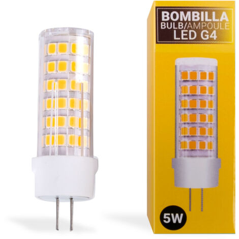 Lampadina LED G4 bispina tubolare 12V AC/DC - 5W