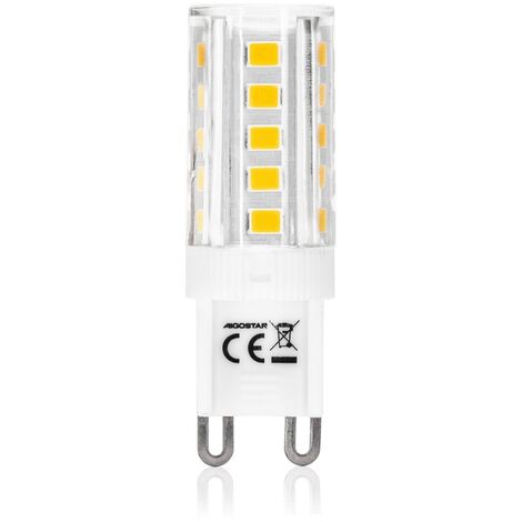Lampadina Led G9 a Capsula 3,5W SMD trasparente Bianco caldo 3000K Aigostar