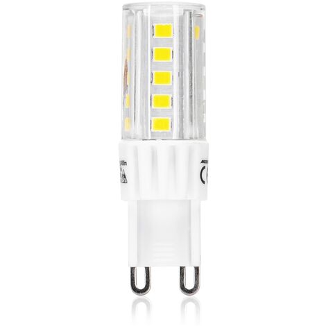 Lampadina Led G9 a Capsula 3,3W COB in vetro trasparente Bianco freddo  6500K Aigostar 