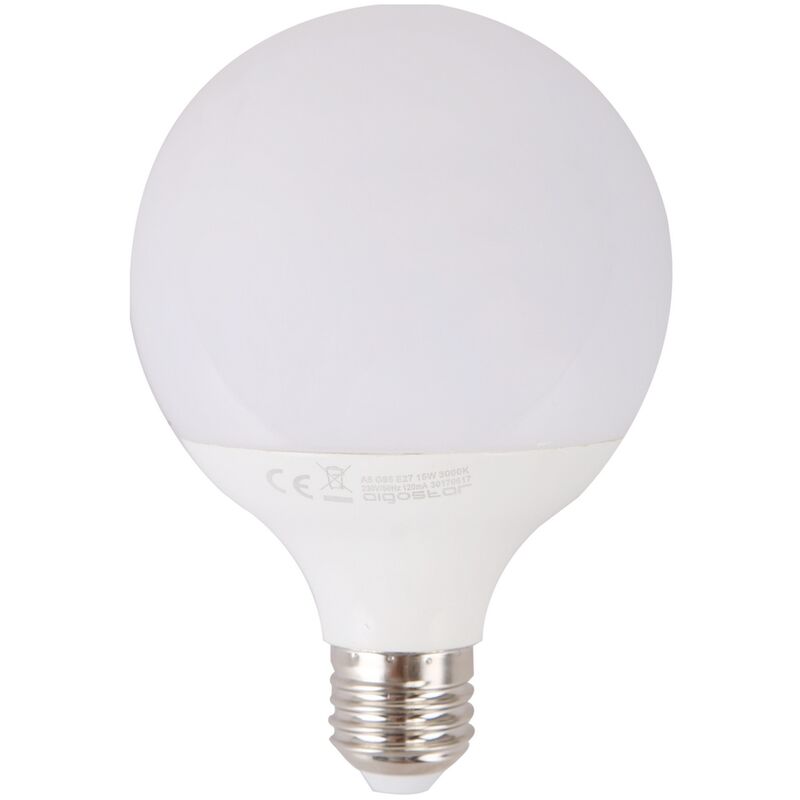 Aigostar - Lampadina Led E27 G95 a globo 15W