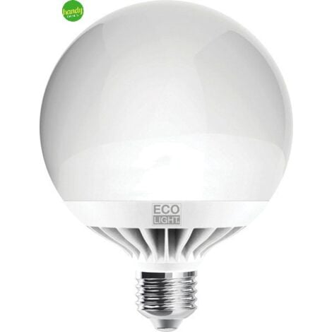 Lampadina globo opalina LED - 18W E27 4200K Serie Smooth Led