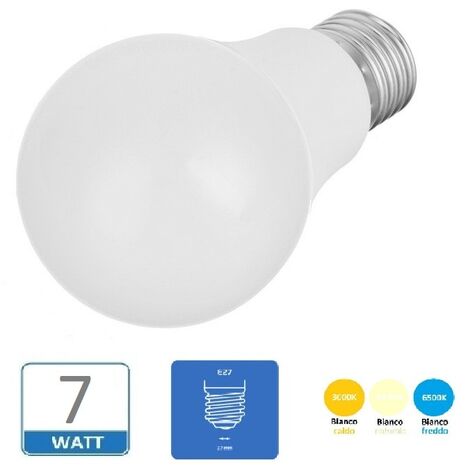 Lampadina led globo E27 7w pallina sfera opaco luce calda naturale bianca fredda  fredda bianca 6500k