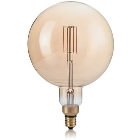 Lampadina Led Globo Grande D19,5 Xl E27 4 Watt 2200 K 320 Lm Dimm Vintage Ambra