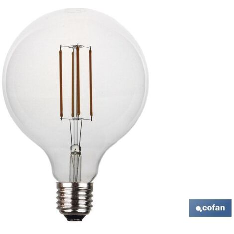 Lampadina Led Globo Trasparente E27 4w 380lm 2700k