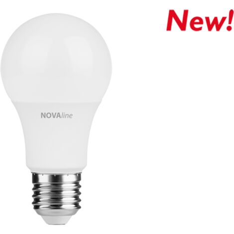 Lampadina Led Goccia 11 W  E27, Luce Calda 3000 K NOVALINE