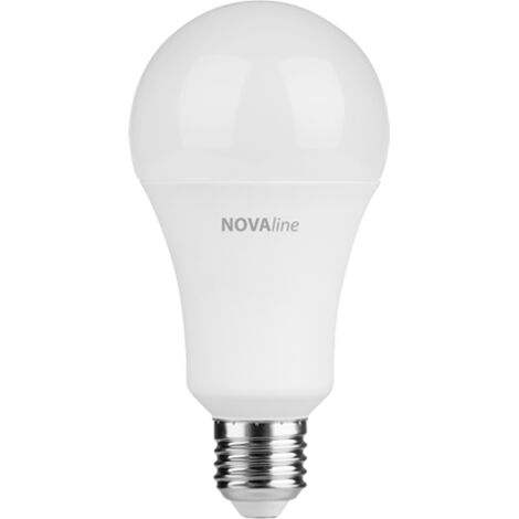 Lampadina Led Goccia 13 W  E27, Luce Calda 3000 K NOVALINE