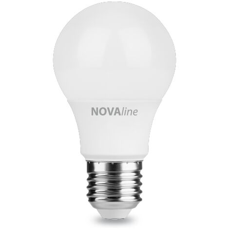 Lampadina Led Goccia 8,5 W E27, Luce Fredda 6500 K NOVALINE