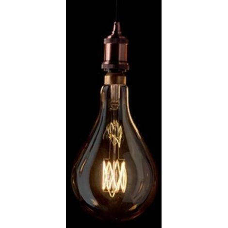 Lampadina Led Goccia E27 8 Watt 2200 K 600 Lm Vintage Ambra
