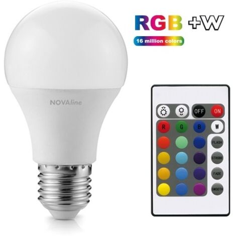 LAMPADINA LED GOCCIA E27 9W RGB