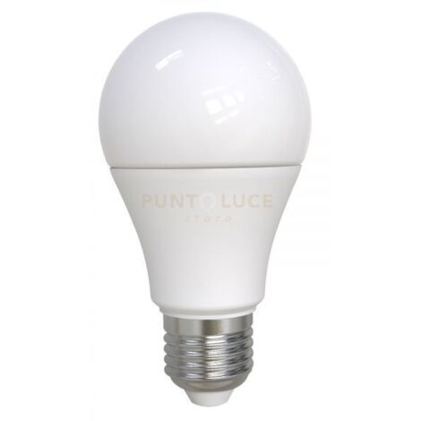 LAMPADINA LED GOCCIA VETRO BIANCO 9W, 806LUMEN, 2.200K-2.500K-3.000K D.6CM H. 10,9CM DIMMERABILE