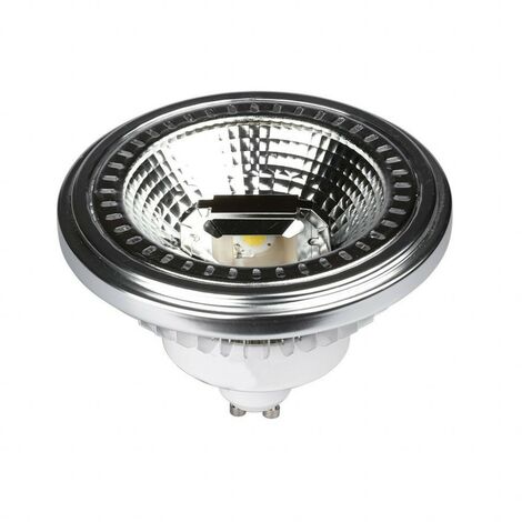 LAMPADINA LED GU10 12W FARETTO AR111 SPOTLIGHT COB CRI≥90 V-TAC VT-1112 LUCE CALDA O BIANCA FREDDA  Bianco Caldo