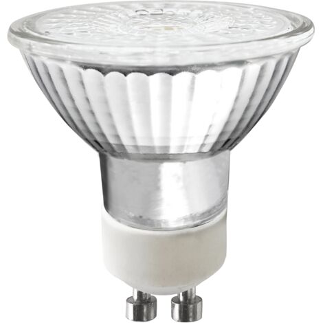 Lampadina LED GU10 5W 6500K 470lm vetro Polux Platinum