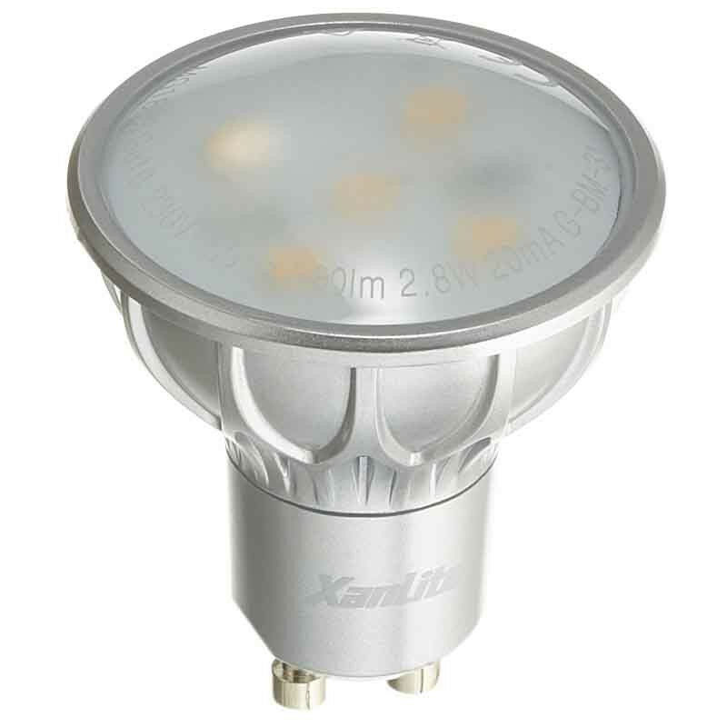 Lampadina LED GU10 SMD 2.8W 180lm 100° (20W)