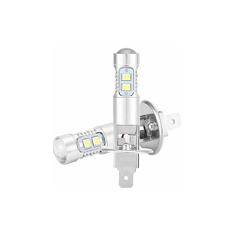 Image of Aiperq - Lampadina led H1 100W Lampadine per fari Fendinebbia Lampadina led per fari da 360 gradi 2 pezzi H1 6000K Kit led Super White 100W Lampadine