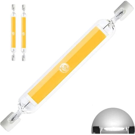 Lampadina LED LaBlanc R7S 118 mm 20 W dimmerabile, luce naturale 4500 K 500 lm, tubi LED R7S COB per faretti, sostituzione lineare per lampada alogena J118 200 W, illuminazione a 360 gradi, confezione