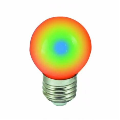 lampadina led mini globo per catena luminosa led 230v luce rgb 1 watt E27