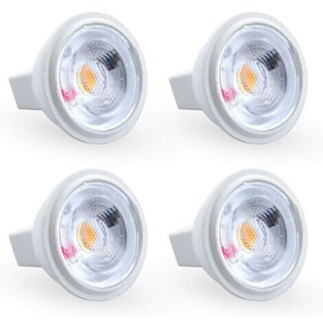 Lampadina LED MR11 GU4 da 3W, luce bianca fredda 6000K, AC/DC 12V, equivalente a una lampadina alogena da 35W. Perfetta per casa, ufficio, negozio, supermercato, bar, caffetteria, mostra, hotel, risto