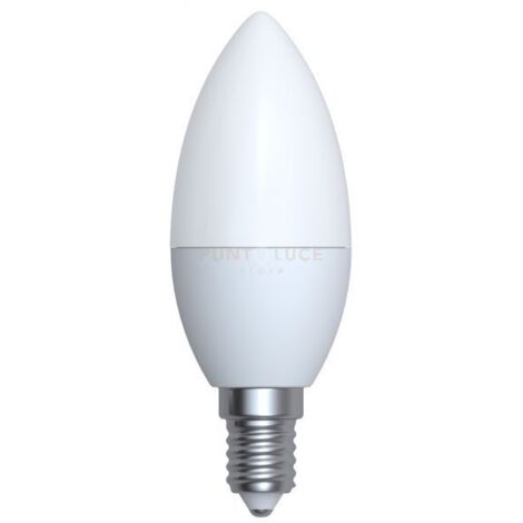 LAMPADINA LED OLIVA VETRO BIANCO 5,5W, 470LUMEN, 2.200K-2.700K-3.000K D.3,7CM H. 10CM ATTACCO E14
