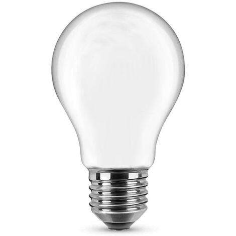 Lampadina Led Opaca a Filamento E27 A60 a bulbo 7W Bianco freddo 6500K Novaline