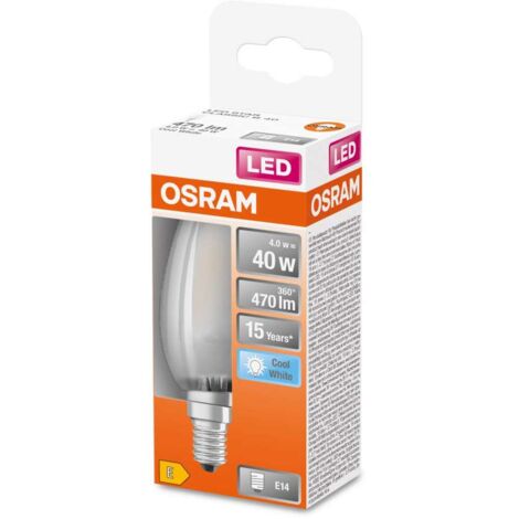 Lampadina LED Osram Star Classic B40 filamento Luce Naturale E14