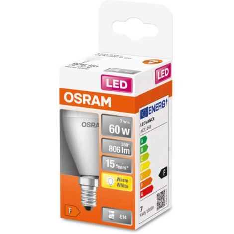 Lampadina LED Osram Star Classic E14 7 Watt 2700 Kelvin 806 Lumen