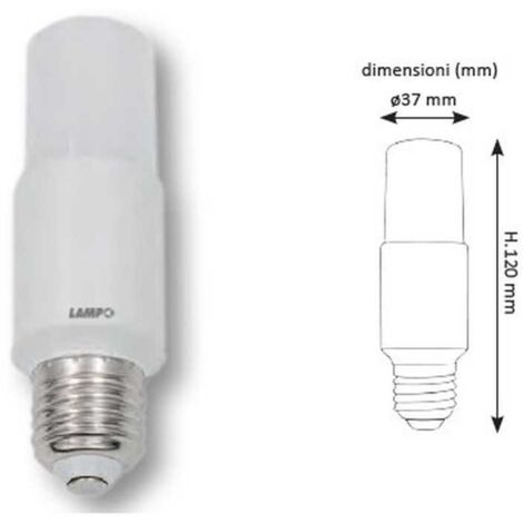 Lampadina Led Potenza 11W Attacco E27 965 Lumen Luce Naturale 4000K