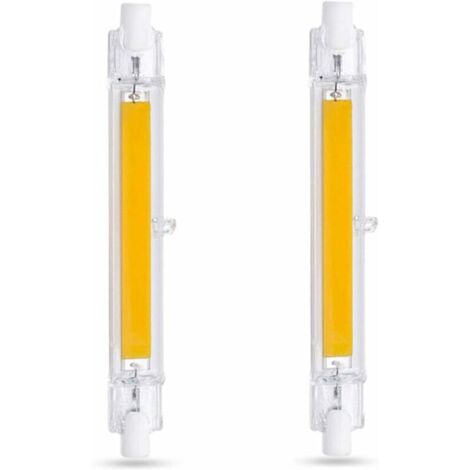 Lampadina LED R7S 118mm Dimmerabile 30W - Bianco Naturale 4000K, Equivalente 300W Alogena, 2 Pezzi