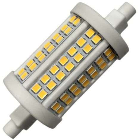 Lampadina Led R7S 78mm SMD 220V 15W 140LM/W Bianco Freddo 6000K 80 360° Triac Dimmer IP20 2100 Lumen