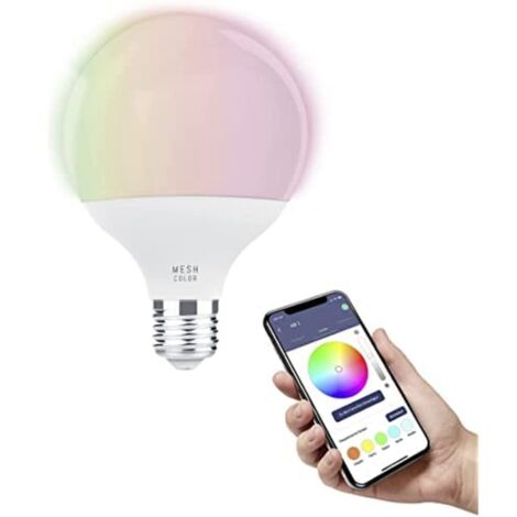 Lampadina led rgb smart g95 eglo attacco e27 13.5w 2700-6500k - 12254
