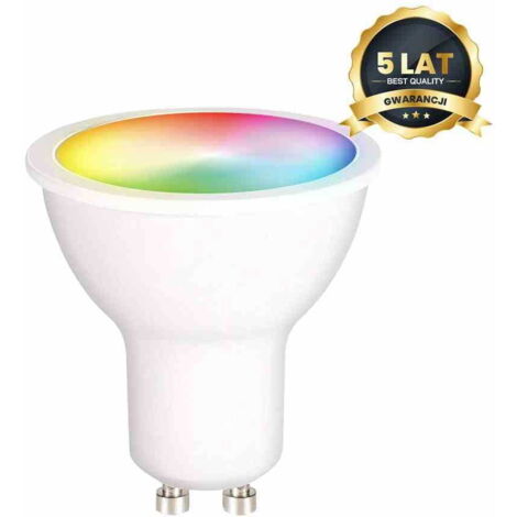 Lampadina LED RGBW GU10 5W smart dimmerabile Eko-Light