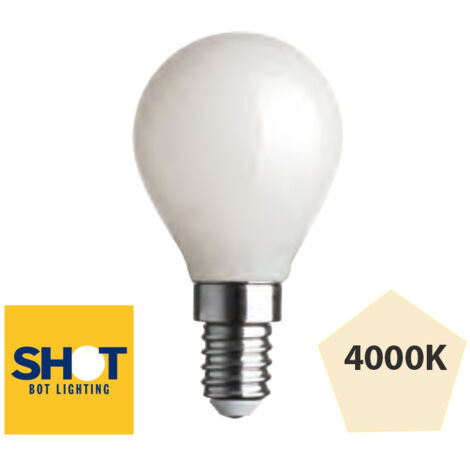 LAMPADINA LED SFERA FULL-LIGHT 4,5W E14 4000K 10 PZ