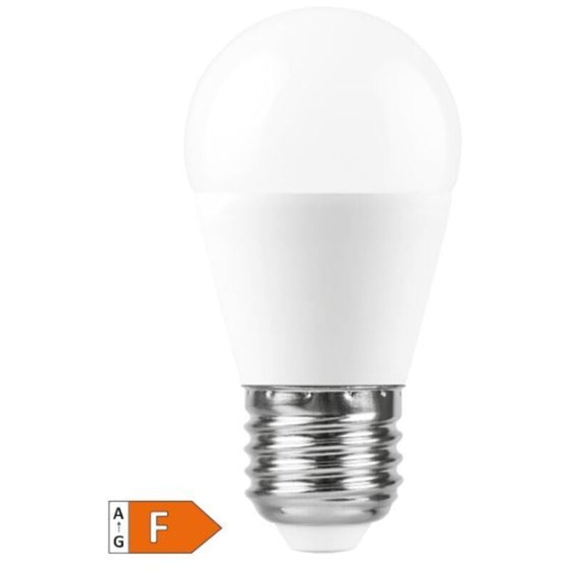 Lampadina led sferica 8,5W E27 3000K