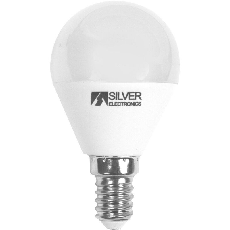 Image of Silver Electronics - Lampadina a led a sfera E14 7W 5000K