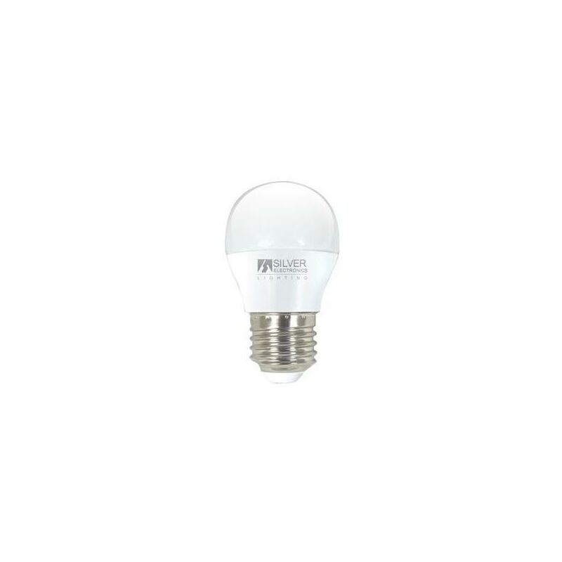 Image of Silver Electronics - E27 5W 3000K eco Sfera led Lampadina a led E27 5W 3000K