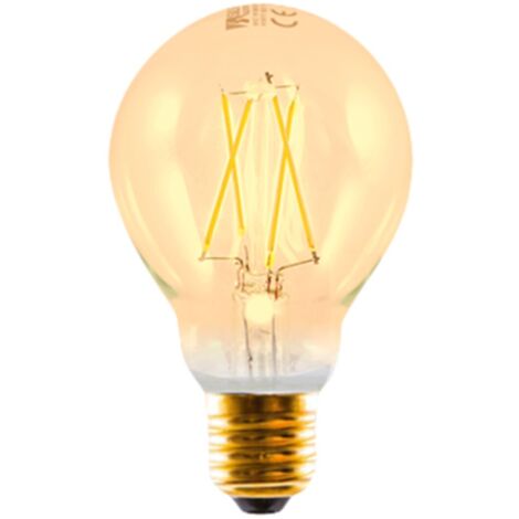 lampadina led silver filamento elettronico edison standard 3w=20w - e27 - 2.200k - 320º - 300 lm - luce extra calda - a++
