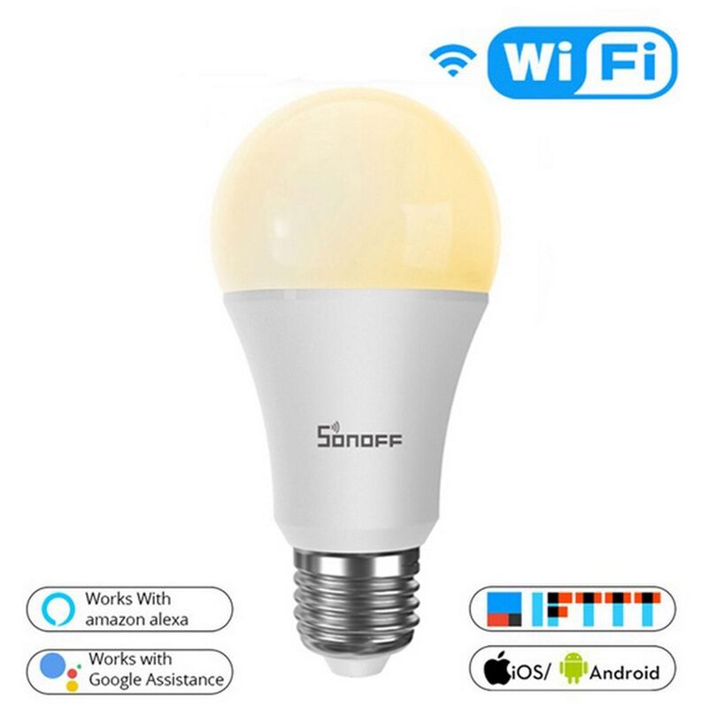 Image of Sonoff - Lampadina Led Smart B02-B-A60 E27 9W WiFi Bianco Caldo e Freddo Dimmerabile