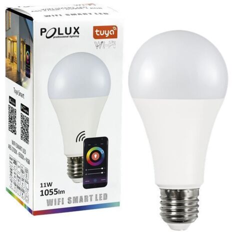 Lampadina LED Smart WiFi Tuya E27 11W 1055lm RGB Polux
